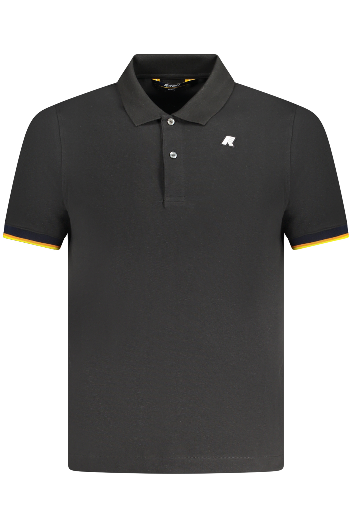 K-WAY POLO SHORT SLEEVE MEN BLACK K-WAY