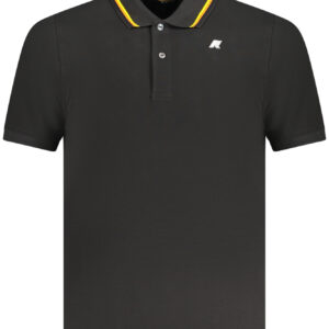 K-WAY POLO SHORT SLEEVE MEN BLACK K-WAY