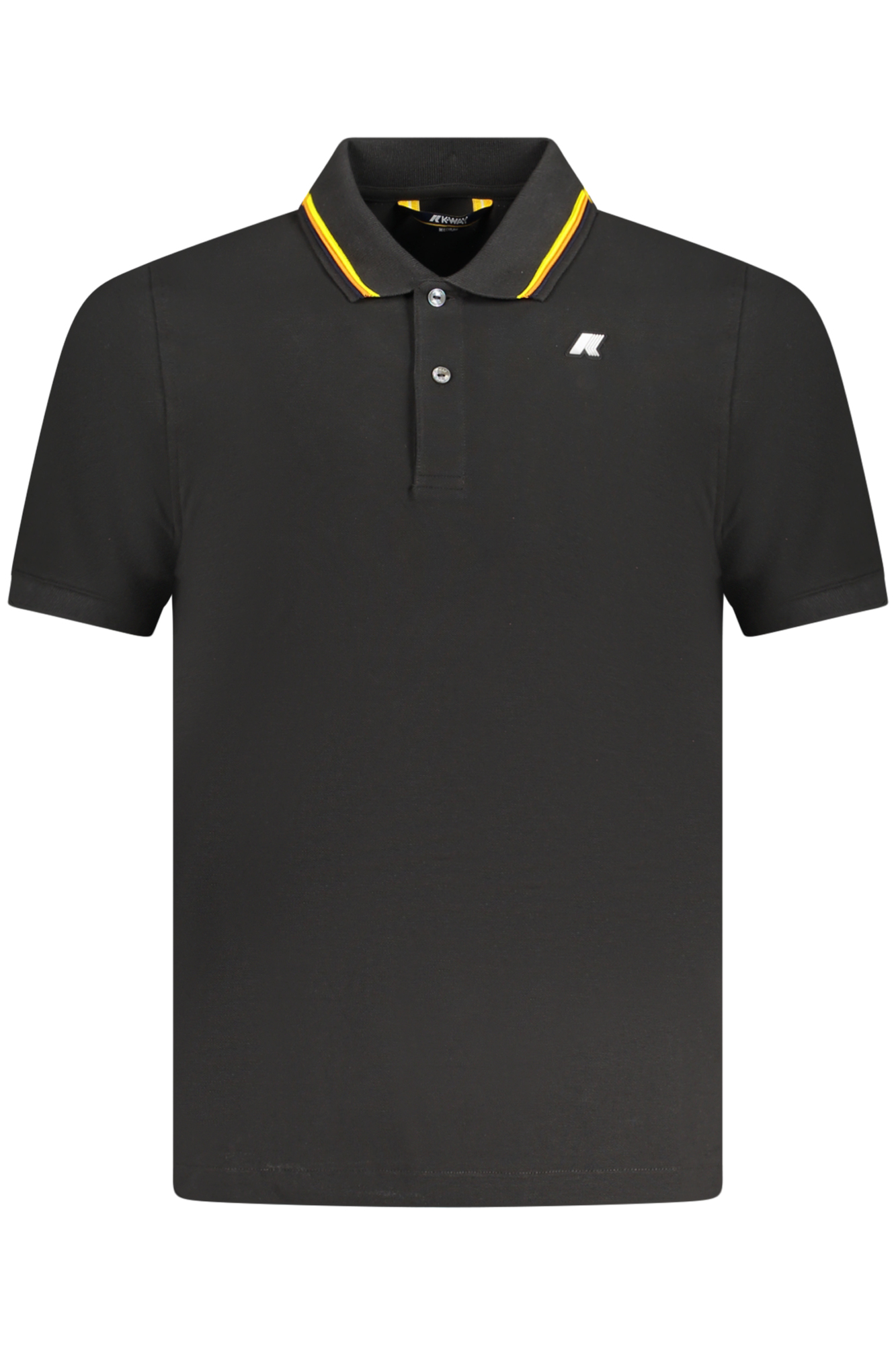 K-WAY POLO SHORT SLEEVE MEN BLACK K-WAY