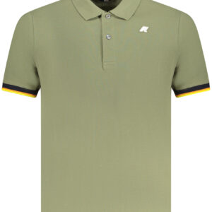 K-WAY POLO SHORT SLEEVES MEN GREEN K-WAY
