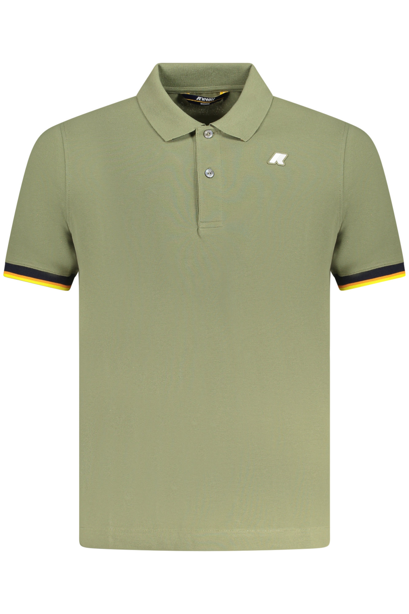 K-WAY POLO SHORT SLEEVES MEN GREEN K-WAY