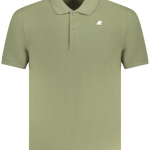 K-WAY POLO SHORT SLEEVES MEN GREEN K-WAY