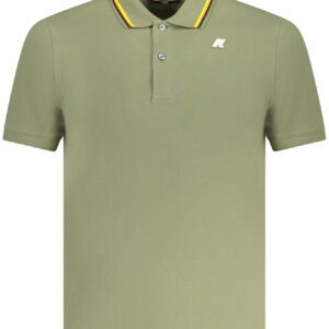 K-WAY POLO SHORT SLEEVES MEN GREEN K-WAY