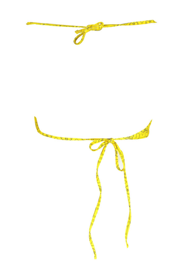 KARL LAGERFELD BEACHWEAR SWIMSUIT TOP WOMEN YELLOW - Image 2