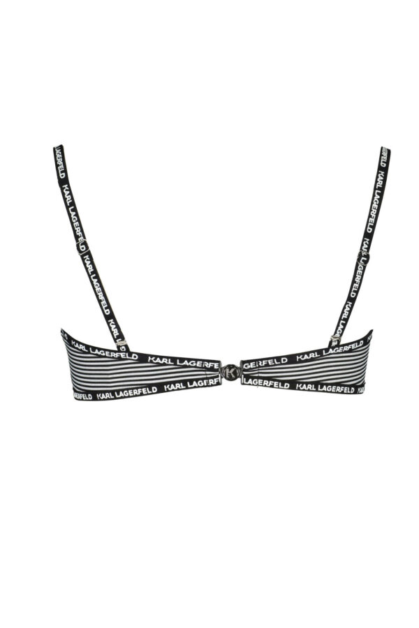 KARL LAGERFELD BEACHWEAR SWIMSUIT TOP WOMEN BLACK - Image 2