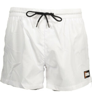 KARL LAGERFELD BEACHWEAR SWIMSUIT BOTTOM MEN WHITE