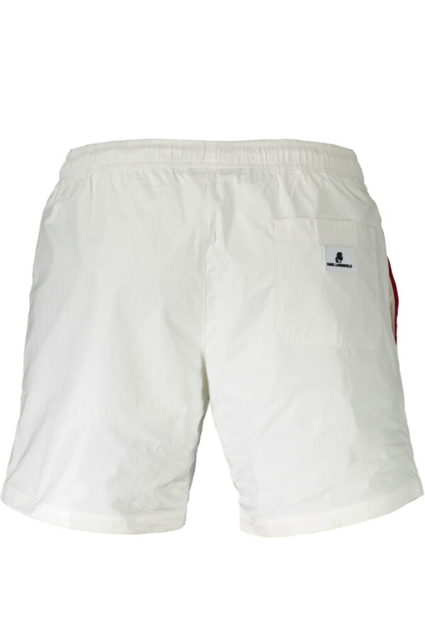 KARL LAGERFELD BEACHWEAR SWIMSUIT BOTTOM MEN WHITE - Image 2