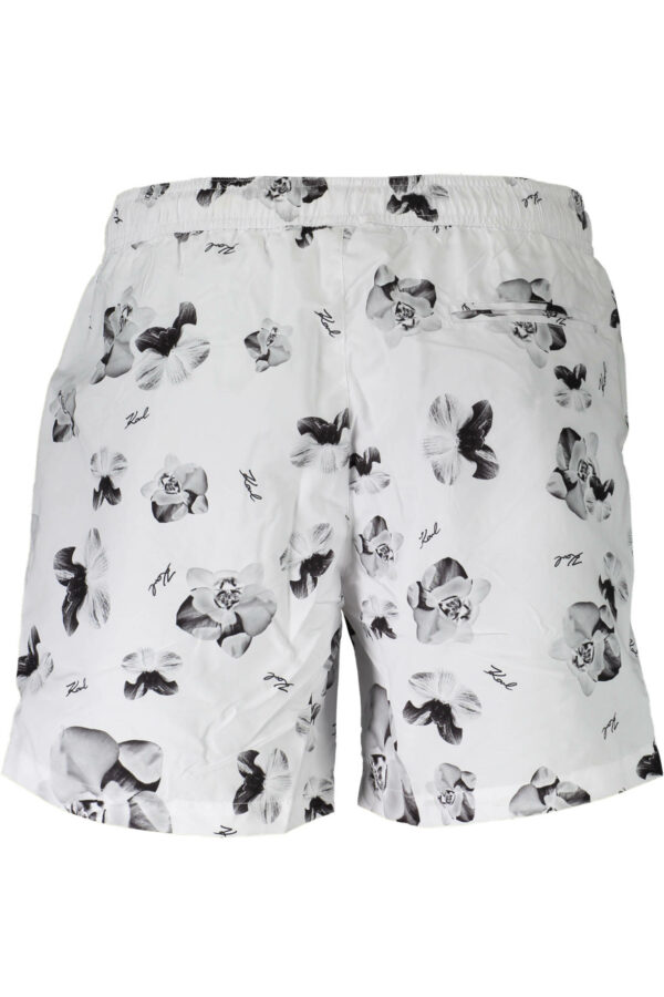 KARL LAGERFELD BEACHWEAR SWIMSUIT BOTTOM MEN WHITE - Image 2