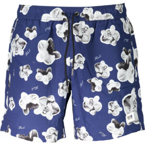 KARL LAGERFELD BEACHWEAR SWIMSUIT BOTTOM MEN BLUE