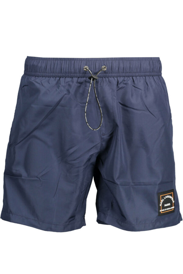 KARL LAGERFELD BEACHWEAR SWIMSUIT BOTTOM MEN BLUE