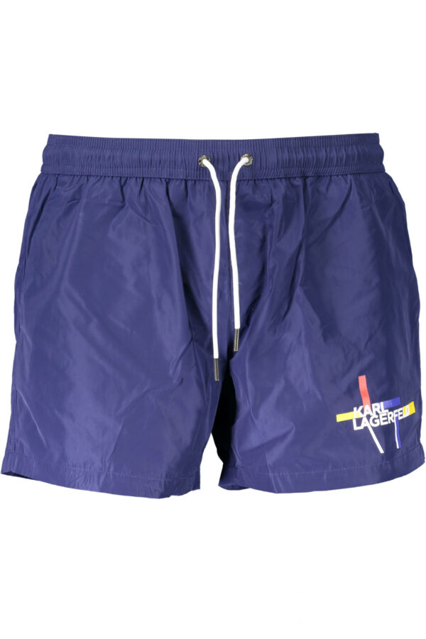 KARL LAGERFELD BEACHWEAR SWIMSUIT BOTTOM MEN BLUE