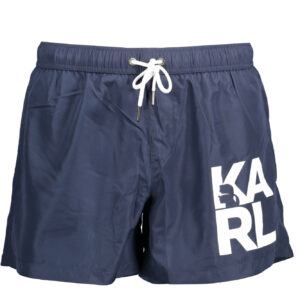 KARL LAGERFELD BEACHWEAR SWIMSUIT BOTTOM MEN BLUE