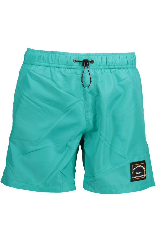 KARL LAGERFELD BEACHWEAR SWIMSUIT BOTTOM MEN GREEN