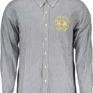 LA MARTINA LONG SLEEVE SHIRT MEN BLUE
