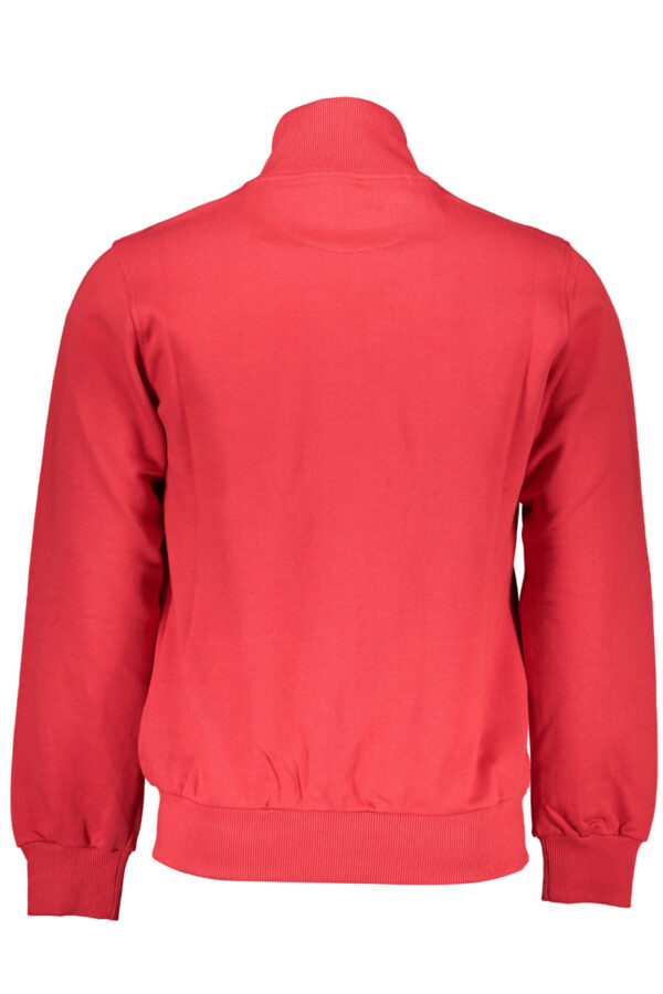 LA MARTINA RED MEN'S ZIP-UP SWEATSHIRT - Image 2