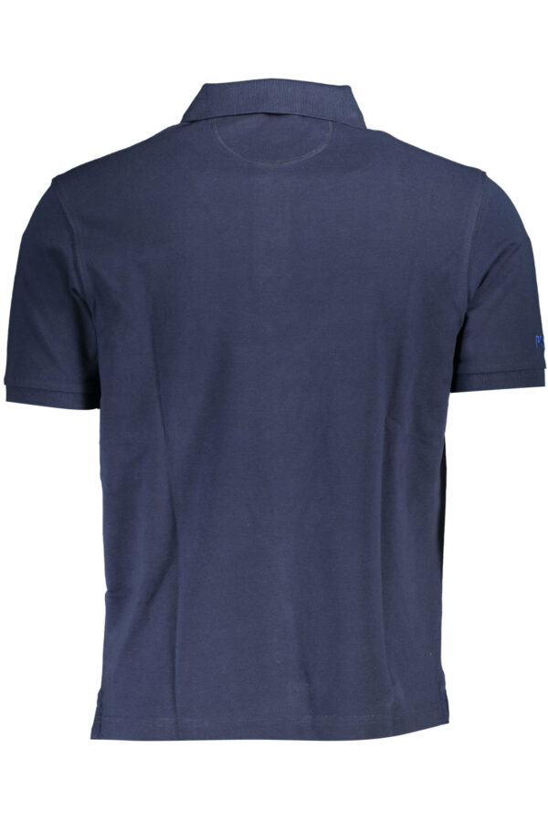 LA MARTINA MEN'S SHORT SLEEVE POLO BLUE - Image 2