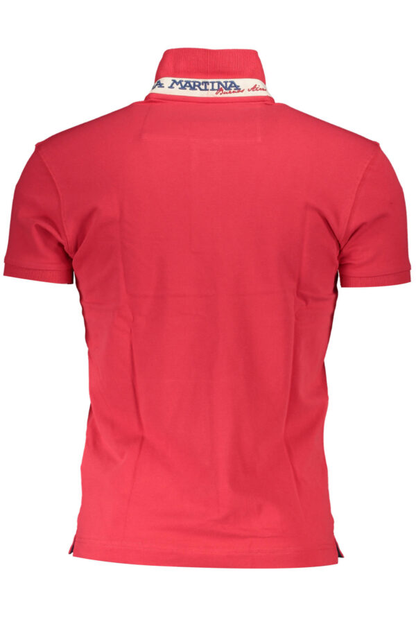 LA MARTINA MEN'S SHORT SLEEVE POLO SHIRT RED - Image 2
