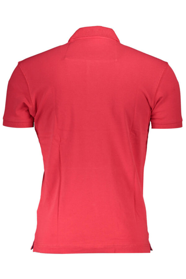 LA MARTINA MEN'S SHORT SLEEVE POLO SHIRT RED - Image 3