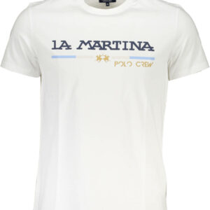 LA MARTINA MEN'S SHORT SLEEVE T-SHIRT WHITE