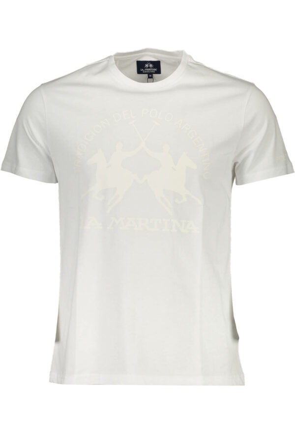 LA MARTINA MEN'S SHORT SLEEVE T-SHIRT WHITE
