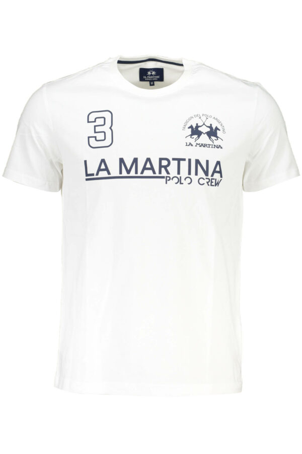 LA MARTINA MEN'S SHORT SLEEVE T-SHIRT WHITE