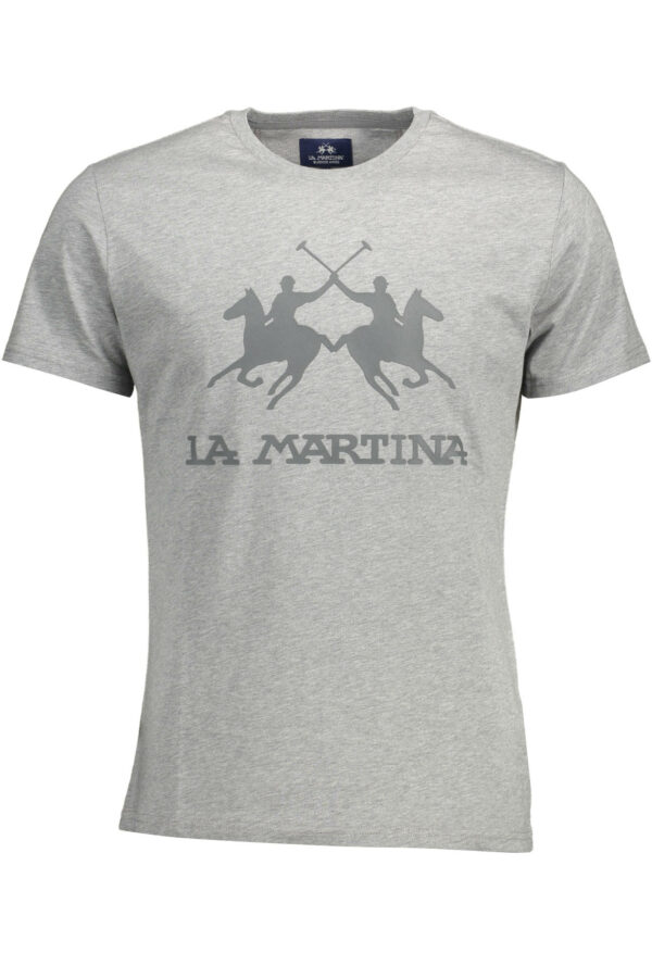 LA MARTINA SHORT SLEEVE T-SHIRT MEN GREY