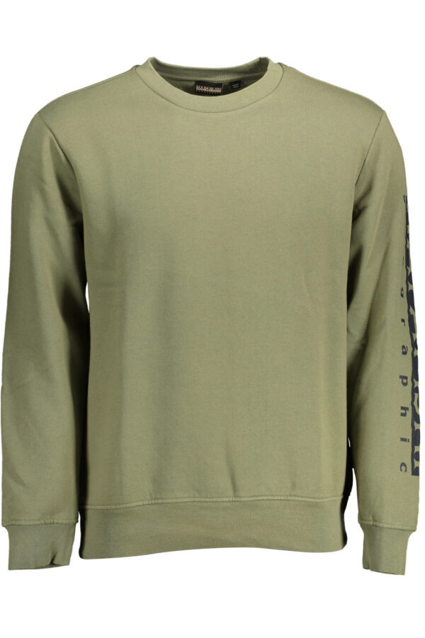 NAPAPIJRI SWEATSHIRT WITHOUT ZIP MEN GREEN