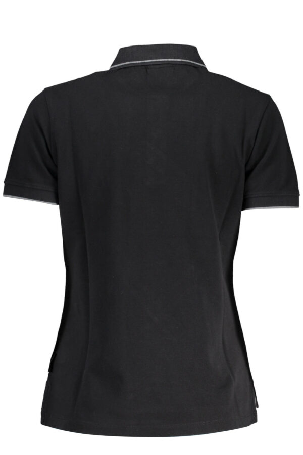 NAPAPIJRI SHORT SLEEVE POLO WOMEN BLACK - Image 2