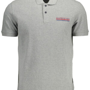 NAPAPIJRI POLO SHORT SLEEVES MEN GREY