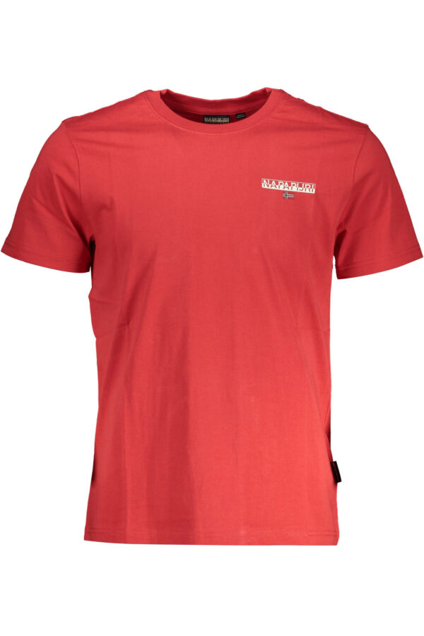 NAPAPIJRI MEN'S SHORT SLEEVE T-SHIRT RED