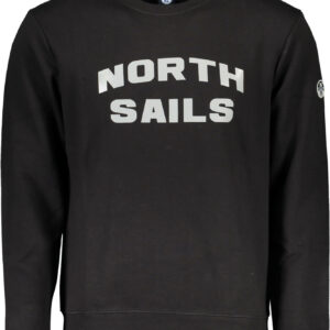 NORTH SAILS MEN'S BLACK ZIP-UP SWEATSHIRT