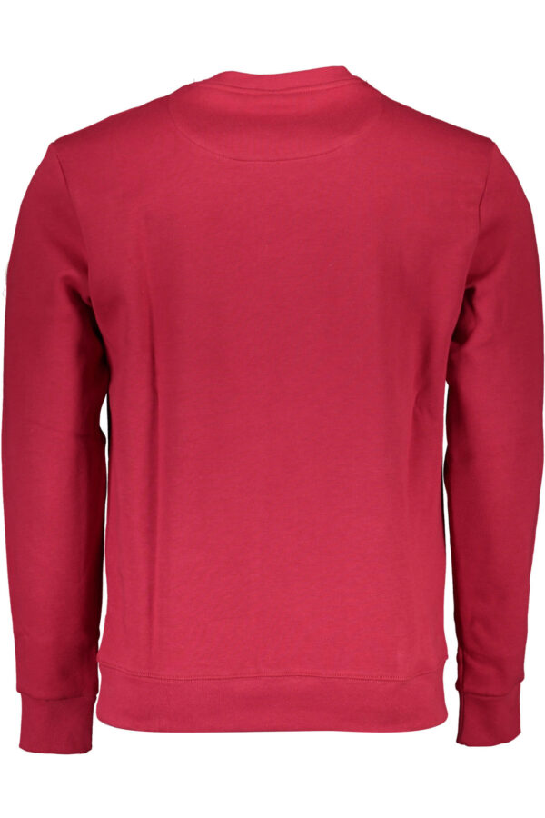 NORTH SAILS RED MEN'S ZIP-UP SWEATSHIRT - Image 2