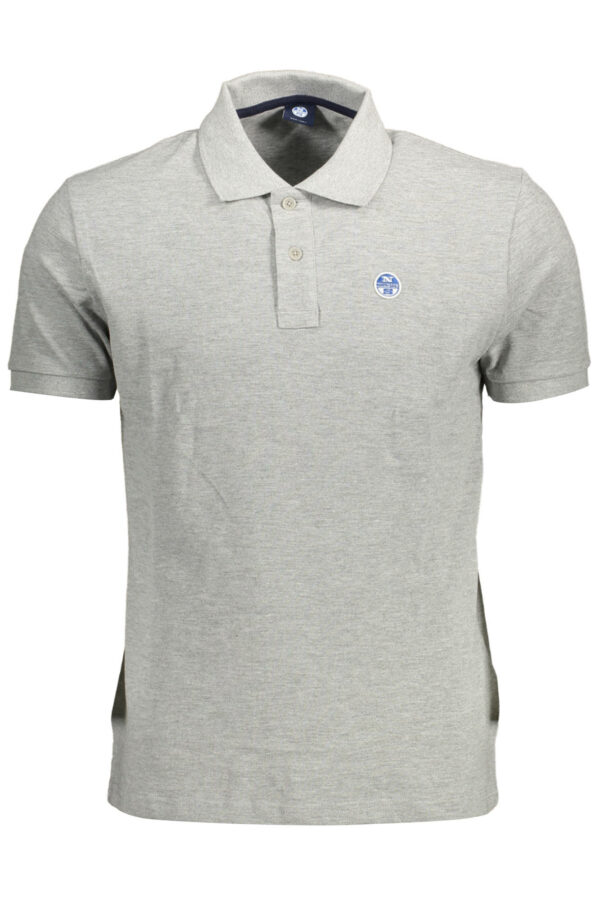 NORTH SAILS MEN'S SHORT SLEEVE POLO GREY