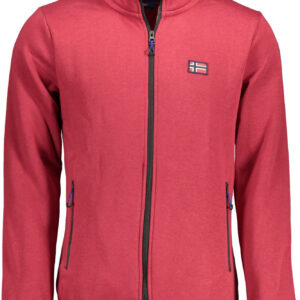 NORWAY 1963 RED MEN'S ZIP-UP SWEATSHIRT