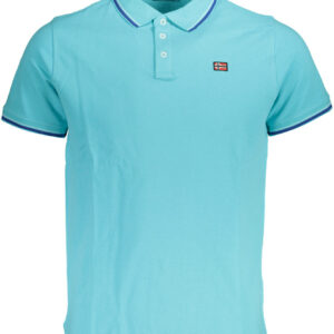 NORWAY 1963 MEN'S SHORT SLEEVE POLO SHIRT BLUE
