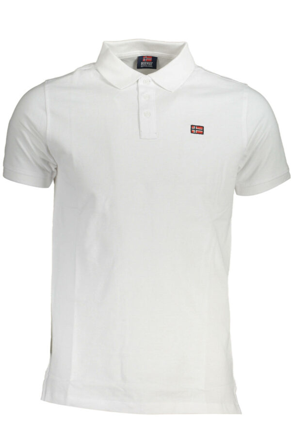 NORWAY 1963 MEN'S SHORT SLEEVE POLO WHITE