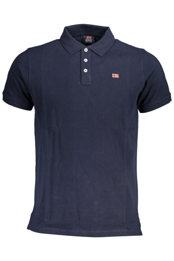 NORWAY 1963 MEN'S SHORT SLEEVE POLO BLUE