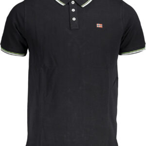 NORWAY 1963 MEN'S SHORT SLEEVE POLO BLACK