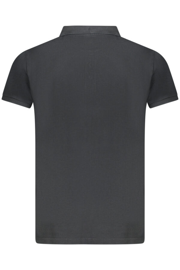 NORWAY 1963 MEN'S SHORT SLEEVE POLO BLACK - Image 2