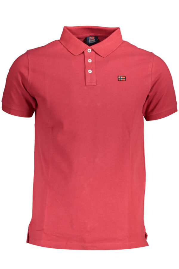 NORWAY 1963 MEN'S SHORT SLEEVE POLO SHIRT RED