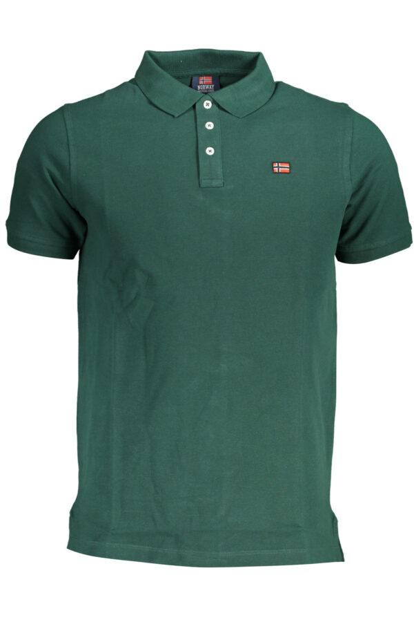 NORWAY 1963 MEN'S SHORT SLEEVE POLO GREEN