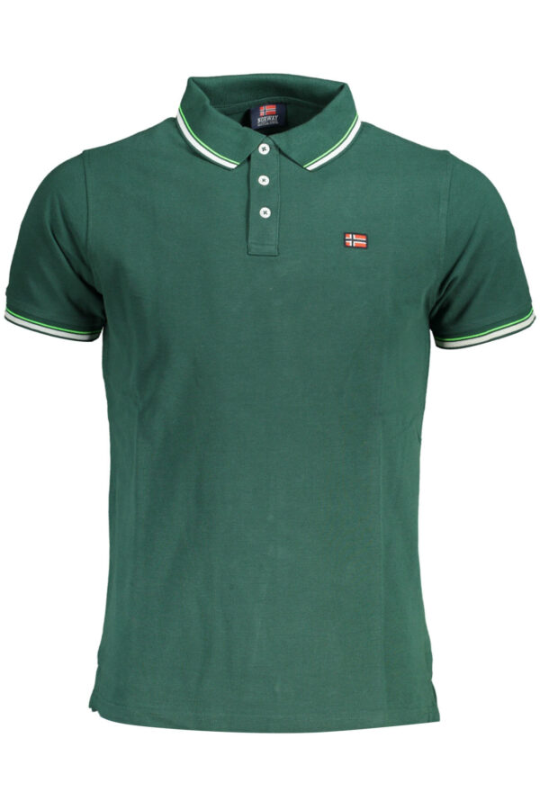 NORWAY 1963 MEN'S SHORT SLEEVE POLO GREEN