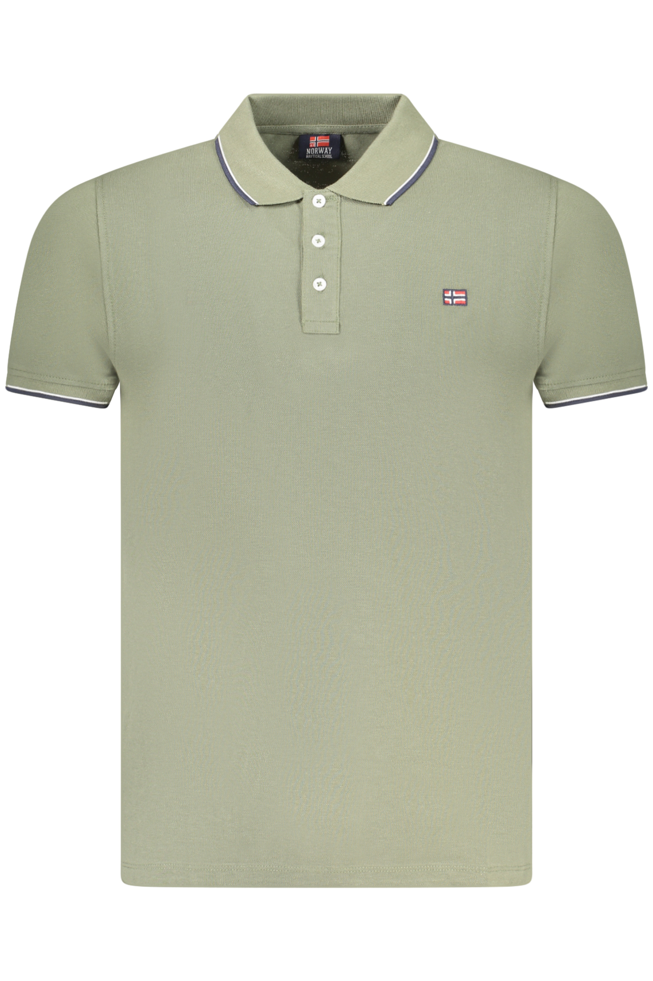 NORWAY 1963 MEN'S SHORT SLEEVE POLO GREEN NORWAY 1963