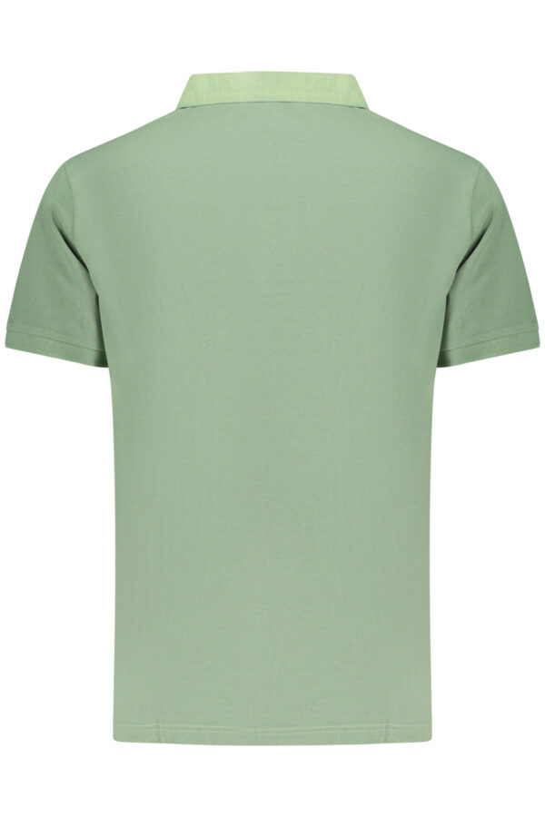 NORWAY 1963 MEN'S SHORT SLEEVE POLO GREEN - Image 2