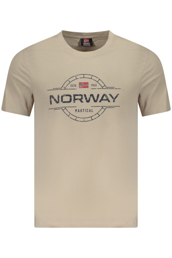 NORWAY 1963 MEN'S SHORT SLEEVE T-SHIRT BEIGE