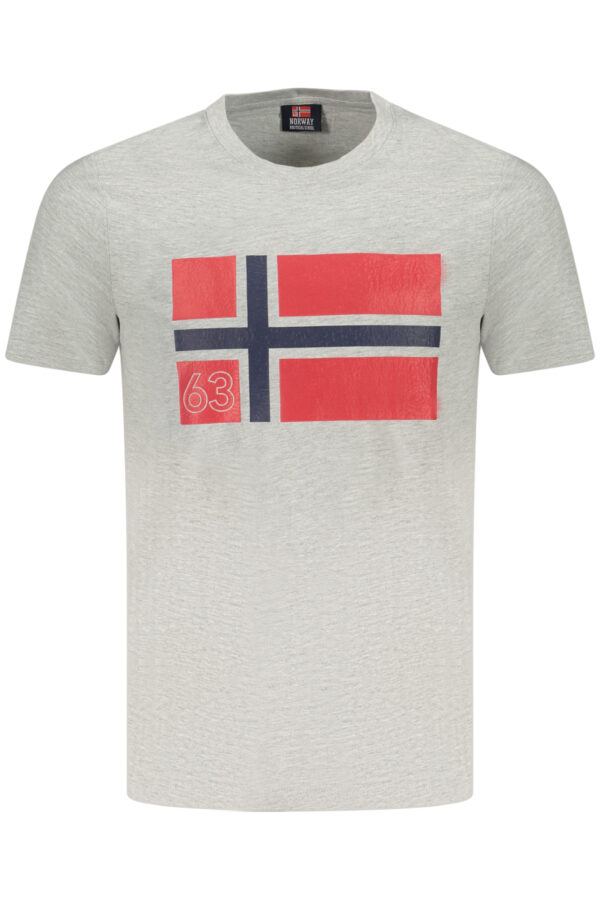 NORWAY 1963 MEN'S SHORT SLEEVE T-SHIRT GREY