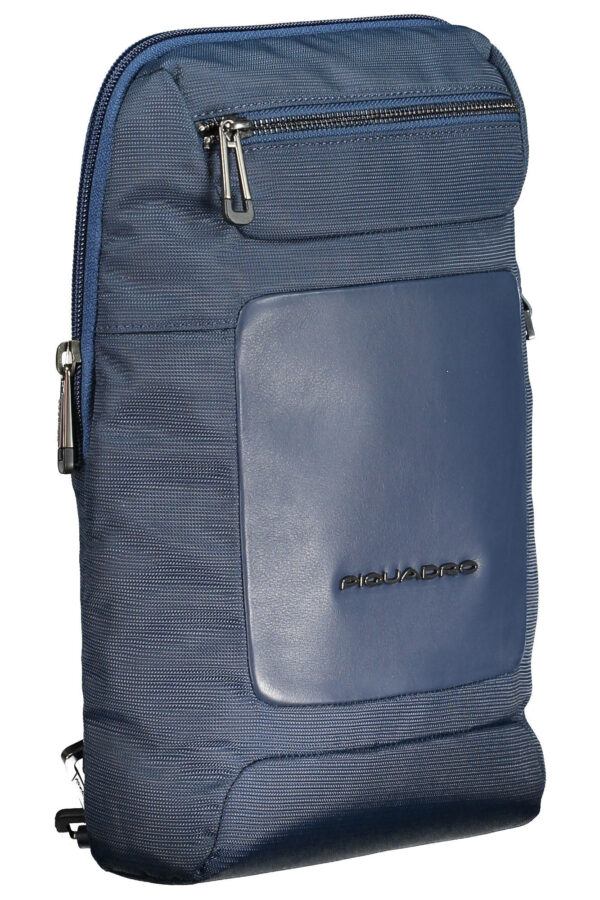 PIQUADRO MEN'S SHOULDER BAG BLUE - Image 2