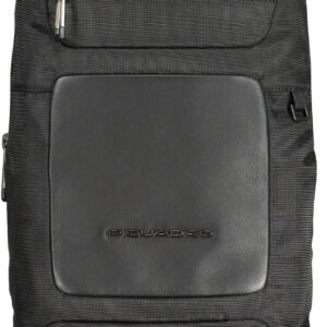 PIQUADRO MEN'S SHOULDER BAG BLACK