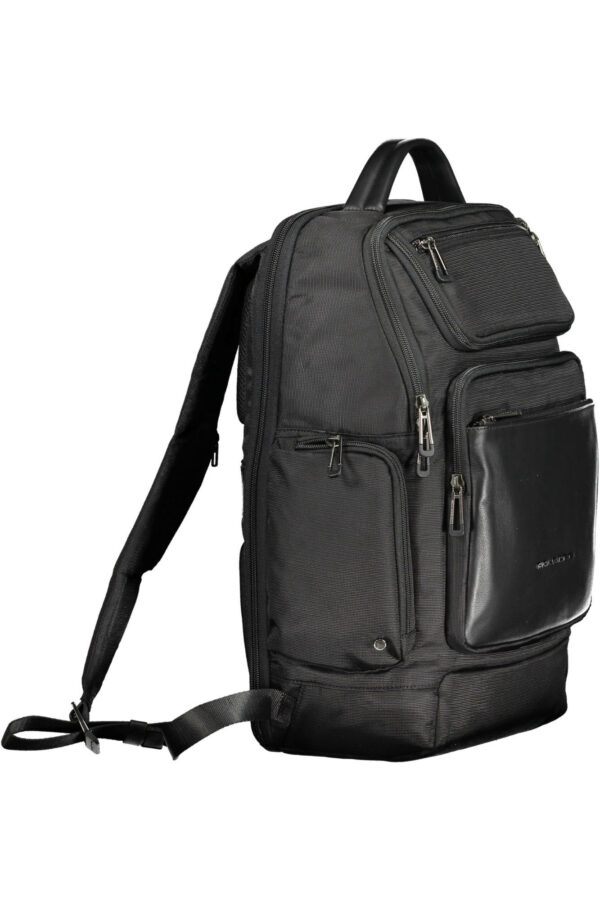 PIQUADRO MEN'S BACKPACK BLACK - Image 3
