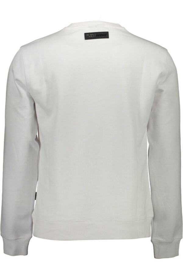 PLEIN SPORT MEN'S ZIP-UP SWEATSHIRT WHITE - Image 2